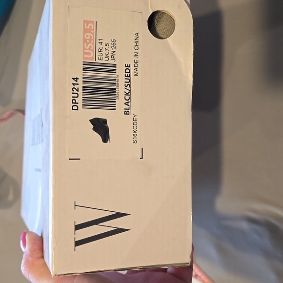 Dream Pairs, Black Suede, Heeled Loafer, Size 9.5 - Picture 5 of 5